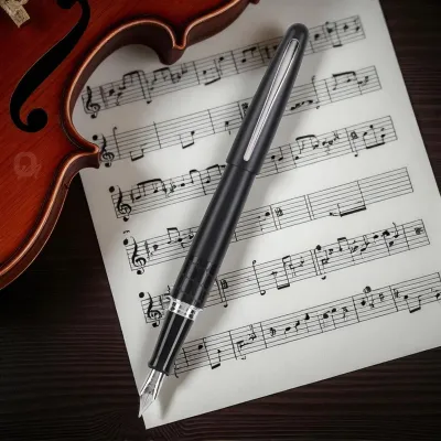 Pilot Metropolitan Fountain Pen - Black Crocodile ( MEDIUM )